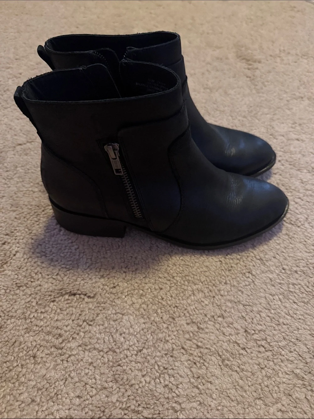 Crown Vintage black ankle boots